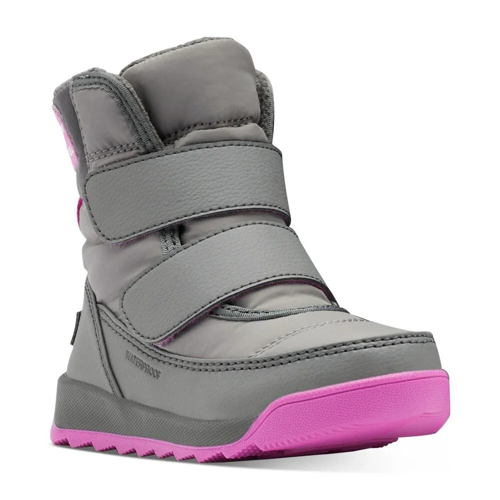 Sorel Whitney II Strap Toddler US 6 Quarry Grill Round Toe Winter Boots RHS7689
